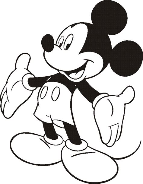 Disney Characters Black And White Clipart Clip Art Library