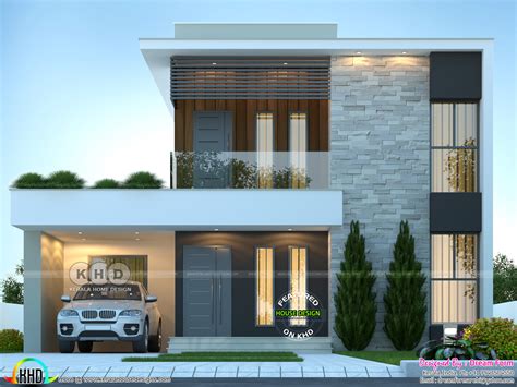 1893 Sq Ft 4 Bhk Contemporary House Kerala Home Design And Floor