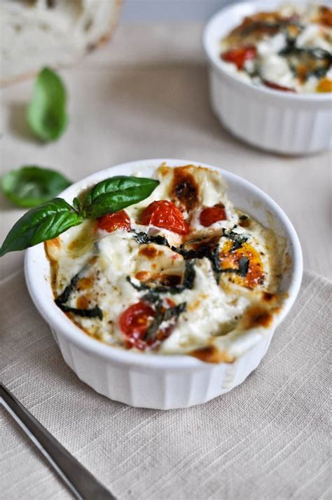 Caprese Baked Egg Cups