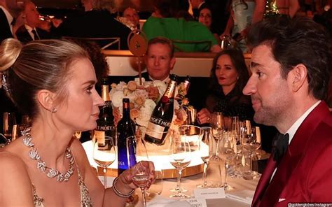Emily Blunt and John Krasinski's Conversation at 2024 Golden Globes