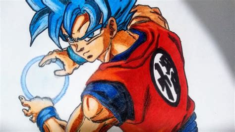 Dibujando A Goku Ssj Blue Petici N De Un Suscriptor Youtube