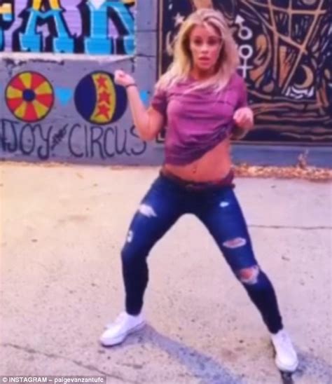Paige Vanzant Strips Down To Bra As Ufc Fighter Shows Off Raunchy Dance