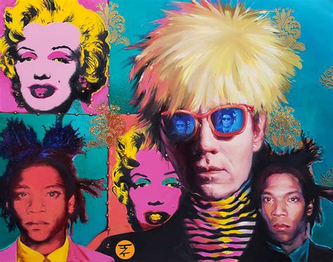 Andy Warhol Original Oil Painting by Tatyana Zen | Contemporary Realism