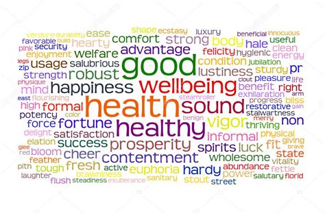 Good Health And Wellbeing Tag Cloud — Stock Photo © Clearviewstock 3600951