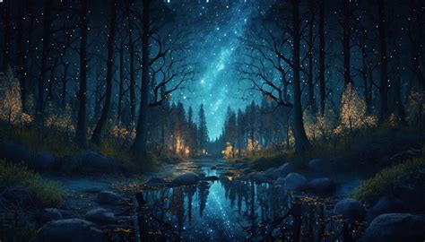 Night Woods Wallpaper