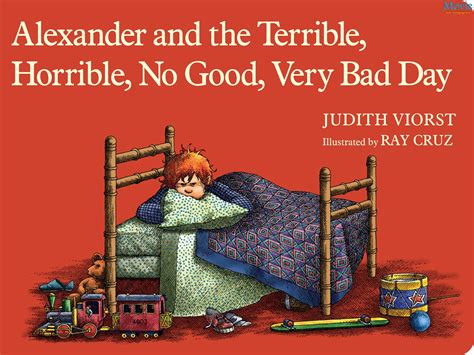 Alexander And The Terrible Horrible No Good Very Bad Day Page