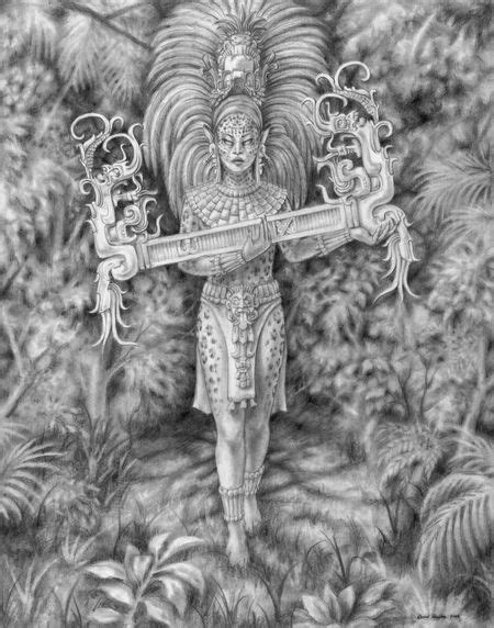 Mayan Warrior Ancient Maya Aztec Art Mayan Culture