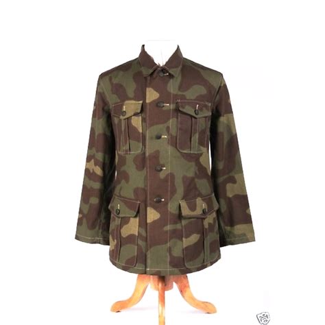 Sm Wholesale Usa — Wwii German Italian Camouflage 4 Pleated Pocket Tunic