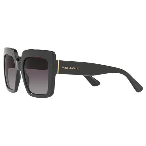 Dolce And Gabbana Dg4310 Oversize Square Sunglasses Blackgrey Gradient