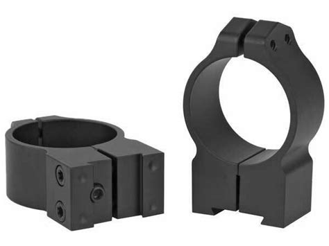 Warne Maxima 30mm High Profile Steel Fixed Scope Rings For Cz 527 16mm