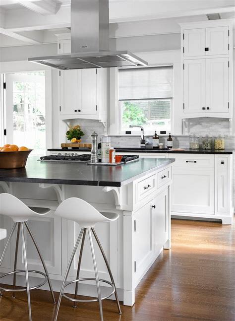 A kitchen that follows all of these rules is almost guaranteed to be both functional and safe. White Kitchen Island with Soapstone Countertops ...