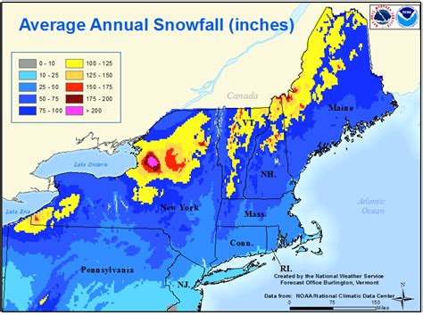 Average Annual Snowfall Map Living Room Design 2020