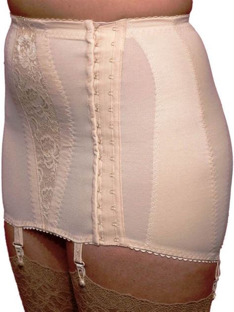 Details About Open Hook Side Girdle With Garters For Stockings