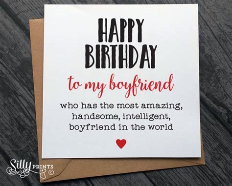 Greeting Card Happy Birthday To My Boyfriend Who Has Most