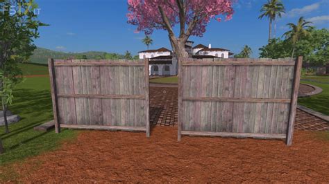 Wood Fence Panel V 10 Fs17 Mods