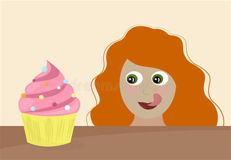 Diet Concept Woman Eating Cupcake Stock Illustrations 76 Diet Concept Woman Eating Cupcake