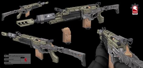 Kris Thaler Cyberpunk2077 Assault Rifle Power Variant