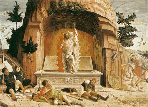 Museumsqualität Prints Auferstehung 1460 Von Andrea Mantegna 1431