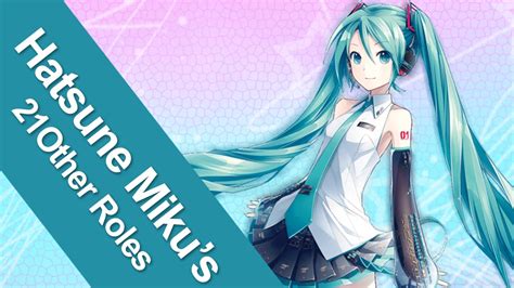 21 Characters That Share The Same Voice Actress As Hatsune Miku Youtube