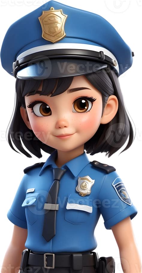 Ai Généré Dessin Animé Police Officier Png 35670742 Png