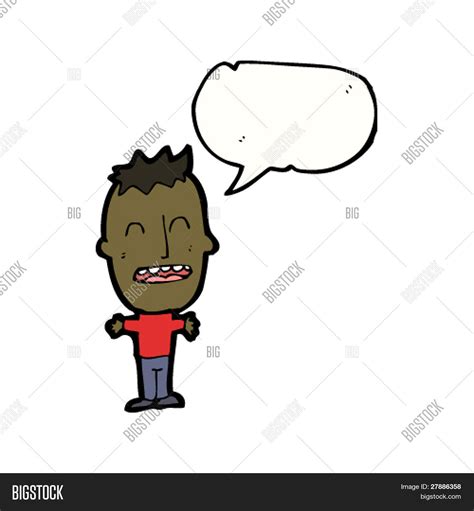 Cartoon Big Head Boy Vector And Photo Free Trial Bigstock