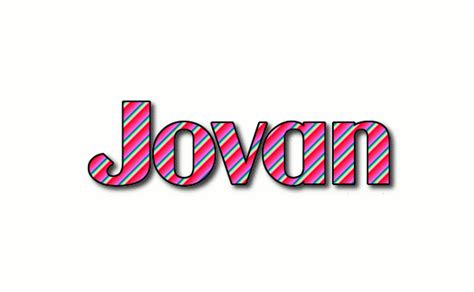Jovan ロゴ フレーミングテキストからの無料の名前デザインツール