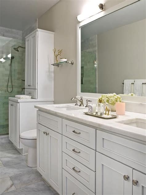 30 Modern Beige And White Bathroom