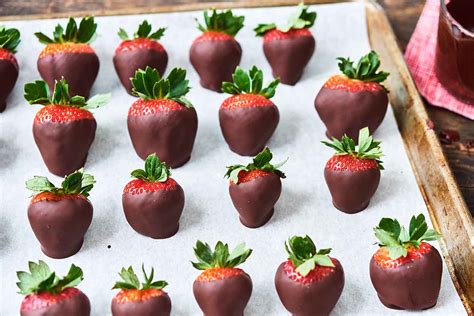 Chocolate Dipped Strawberries Recipe King Arthur Baking