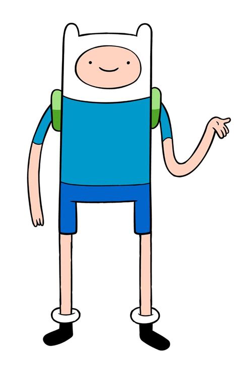 A Cartoon Character With A Backpack On His Back And One Hand Out To The