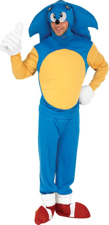 Sonic The Hedgehog Costume All Adults Costumes Mega Fancy Dress