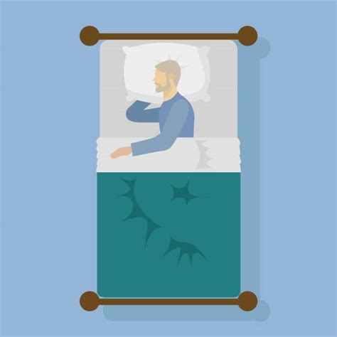 man sleeping in bed clip art illustrations royalty free vector graphics and clip art istock