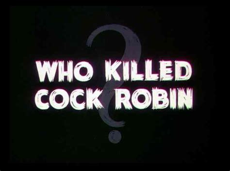 Cartoons Of 1935 089 Who Killed Cock Robin