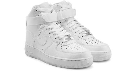 Nike Air Force 1 High 07 Leather Sneakers White In White For Men Lyst