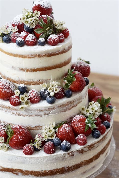 Naked Cake Geburtstagstorte Hochzeitstorte Selber Machen Mit Anleitung Sie Sieht Nicht