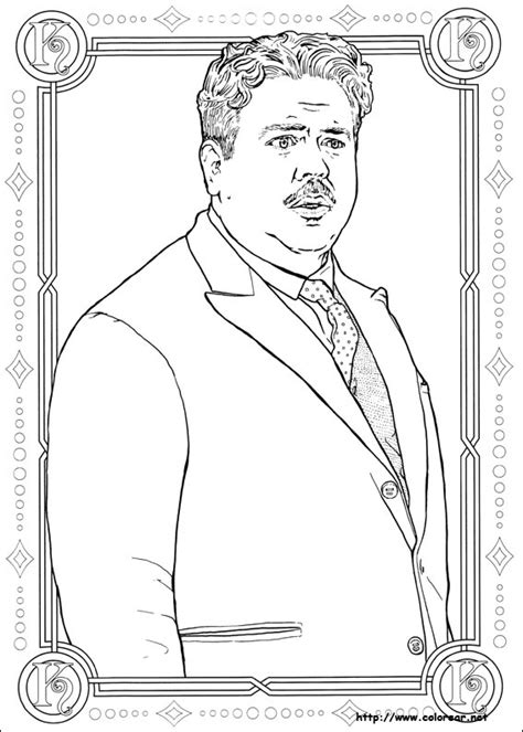 Dibujos para colorear de Animales Fantásticos y dónde encontrarlos