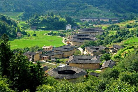 Ancient Asian Buildings Fujians Tulou Welum