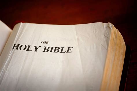 Holy Bible Opened To The Title Page Stockfreedom Premium Stock
