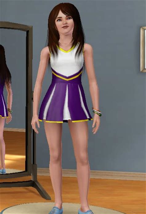 The Sims Resource Cheerleader Outfit