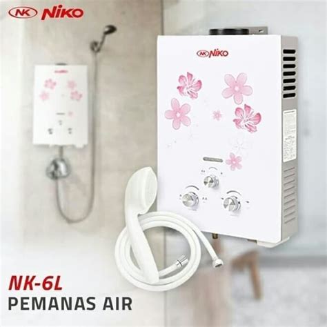 Water heater dari krisbow ini merupakan water heater yang menggunakan gas sebagai sumber pemanas. NIKO Gas Water Heater 6 Liter Pemanas Air NK 6L Warna ...