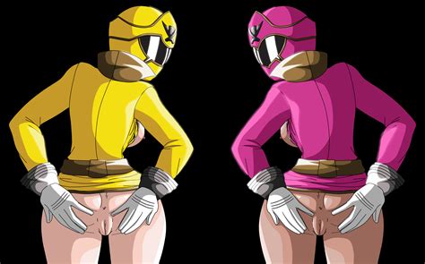 Rule 34 Fighter Mega Force Pink Ranger Power Rangers Pussy Yellow