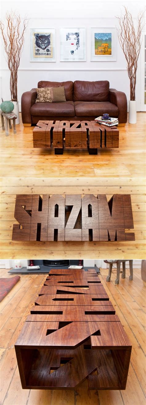First, you will assemble the two sides of the coffee table by attaching 2x4 braces to 4x4s. 20 Uniquely Beautiful Coffee Tables