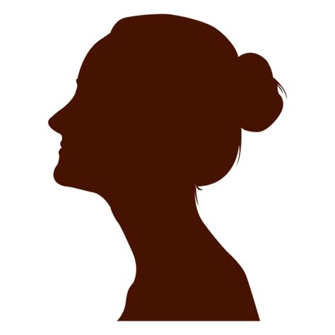 Silhouette Female Woman Women In Profile Png Download 512512