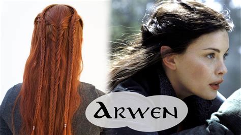 Lord Of The Rings Hair Tutorial Arwen Flight To The Ford Youtube