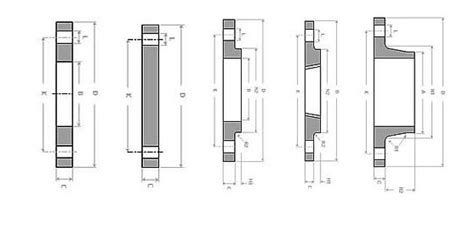 Bs 10 Table D Flange Dimensions And Technical Drawing