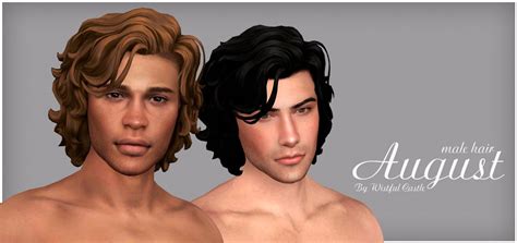 Sims 4 Maxis Match Male Curly Hair Bdanature