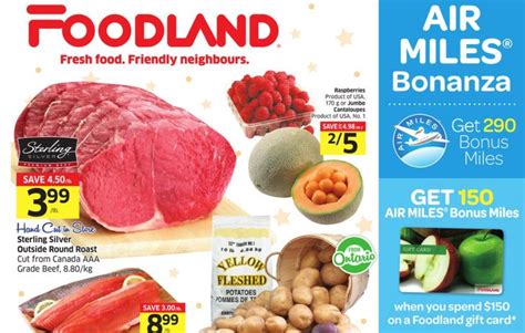 Air miles bonus miles offer: Foodland Ontario Deals: Get 150 Air Miles With $150 Gift ...