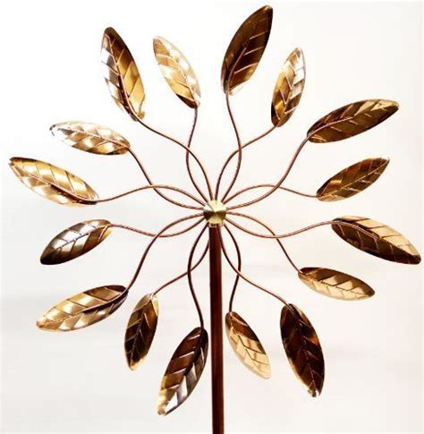 Stanwood Wind Sculpture Kinetic Copper Wind Sculpture Dual Spinner