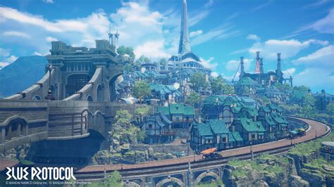 Blue protocol essentially appears to be a new tales game, except with online multiplayer and perhaps some light mmo elements. Blue-Protocol-Screenshot-16 | Gaming Access Weekly