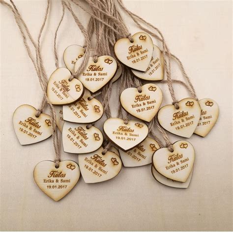 Thank you notes are also necessary for guests who came to a bridal shower and gave you a wedding shower gift. Wholesale Personalized Wedding Favor Tags, Rustic Bridal ...