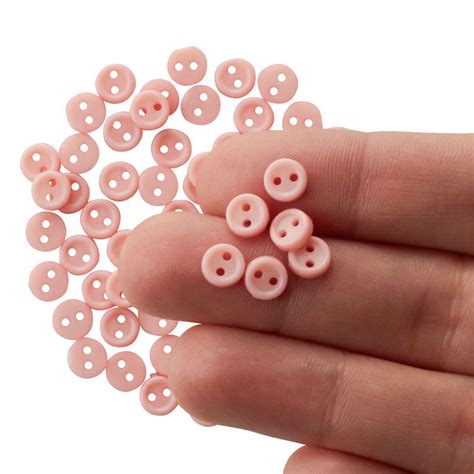 Pink Micro Mini Buttons Buttons Basic Craft Supplies Craft